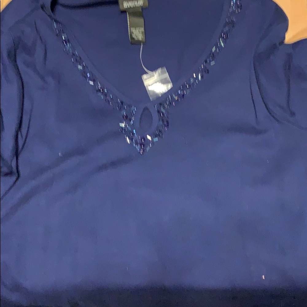 Long sleeve blouse w/ sequins